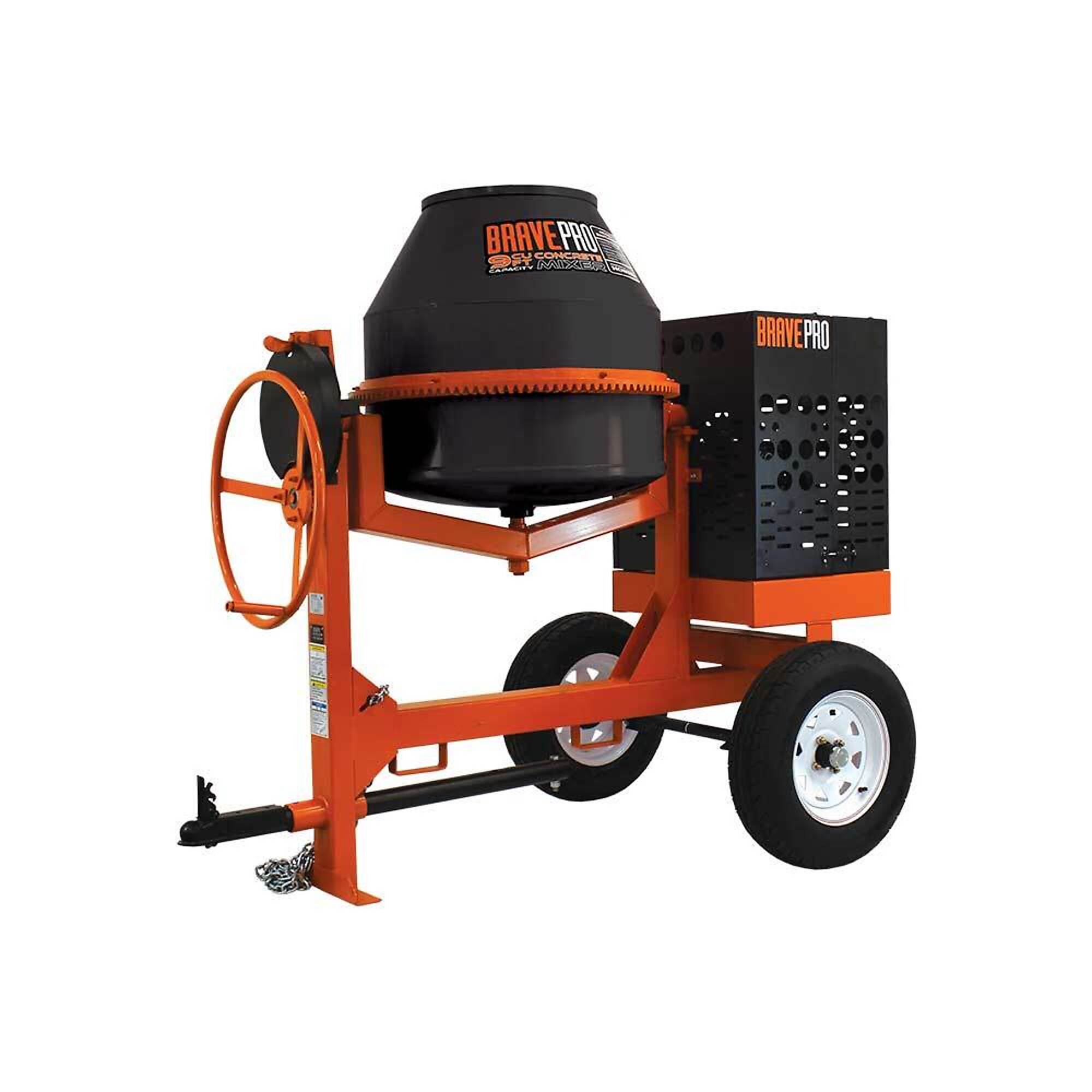 BravePro, MIXER CONCRETE 9 CU FT POLY, Model# BRPCM209H